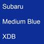 Preview: Subaru, Medium Blue, XDB.